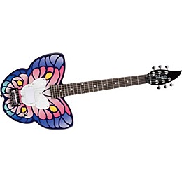 Open Box Daisy Rock Debutante Butterfly Short-Scale Electric Guitar Level 1 Fantasy