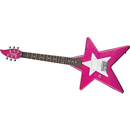 Daisy Rock Debutante Star Short Scale Left-Handed Electric Guitar Atomic Pink