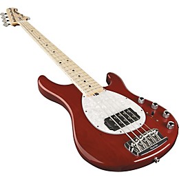 Ernie Ball Music Man Sterling 5 H Bass Translucent Red Maple Fretboard