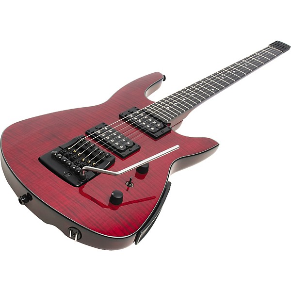 Steinberger ZT3 Custom TransTrem Electric Guitar Transparent Red