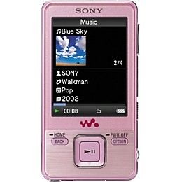 Sony NWZ-A726BLK 4GB Walkman Video MP3 player Pink