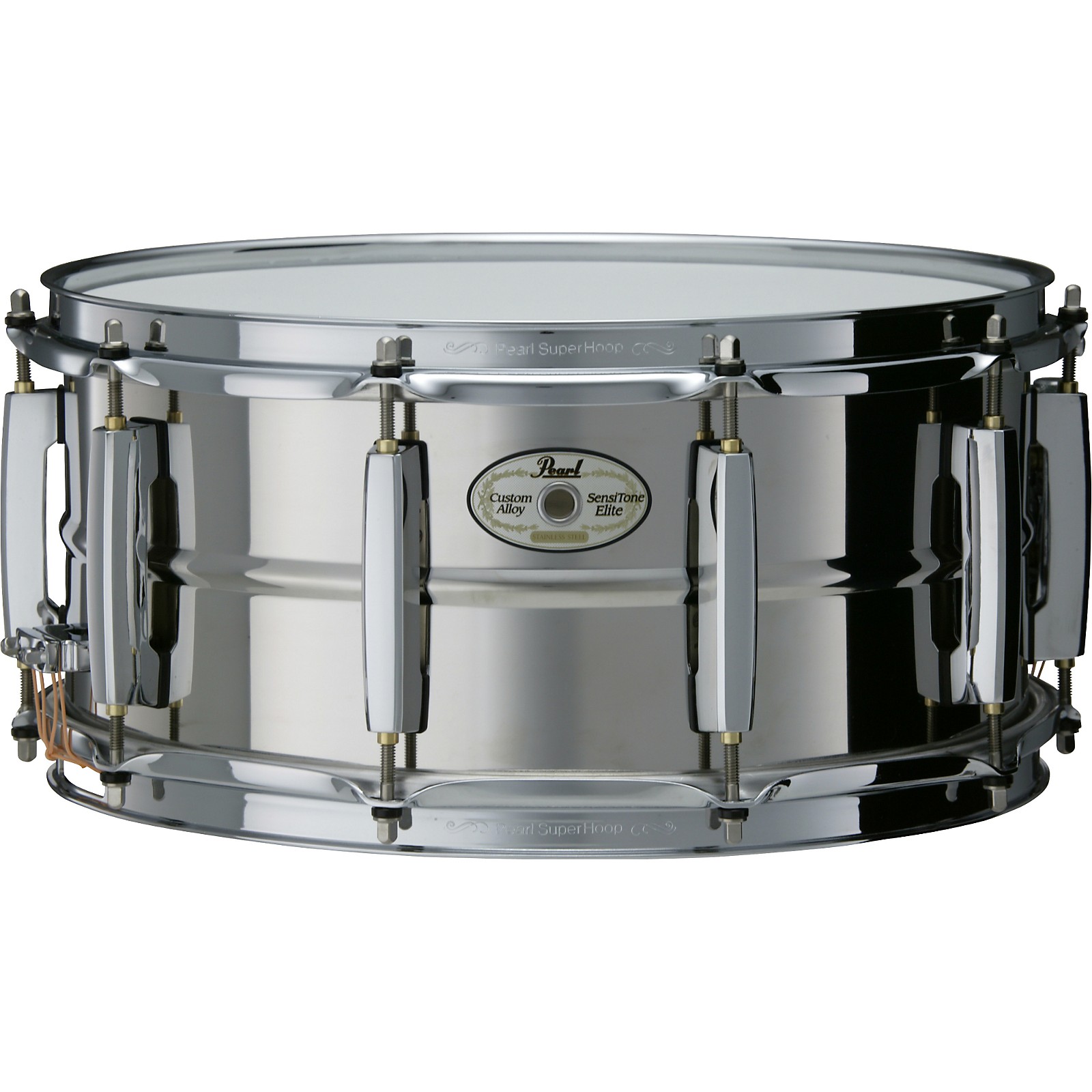 Pearl Sensitone Elite Beaded Stainless Steel Snare 14 x 6.5 in.