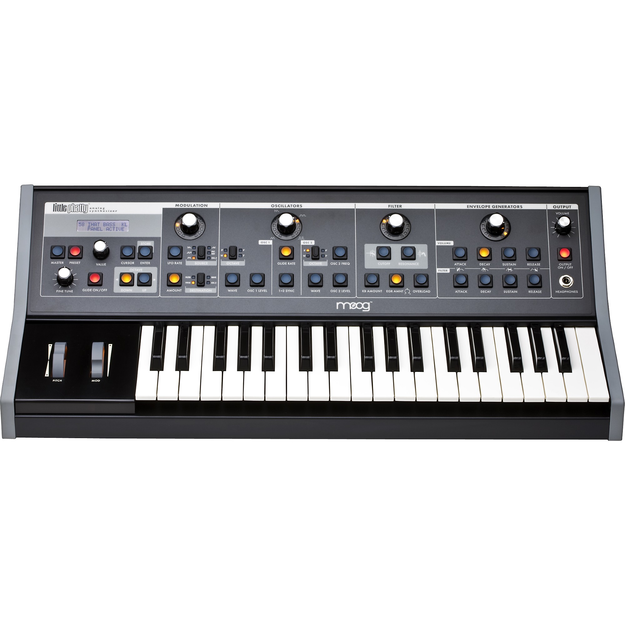moog Little Phatty Stage II ギグバッグ 箱付き Open Box Moog Little Phatty Stage II Keyboard Synthesizer