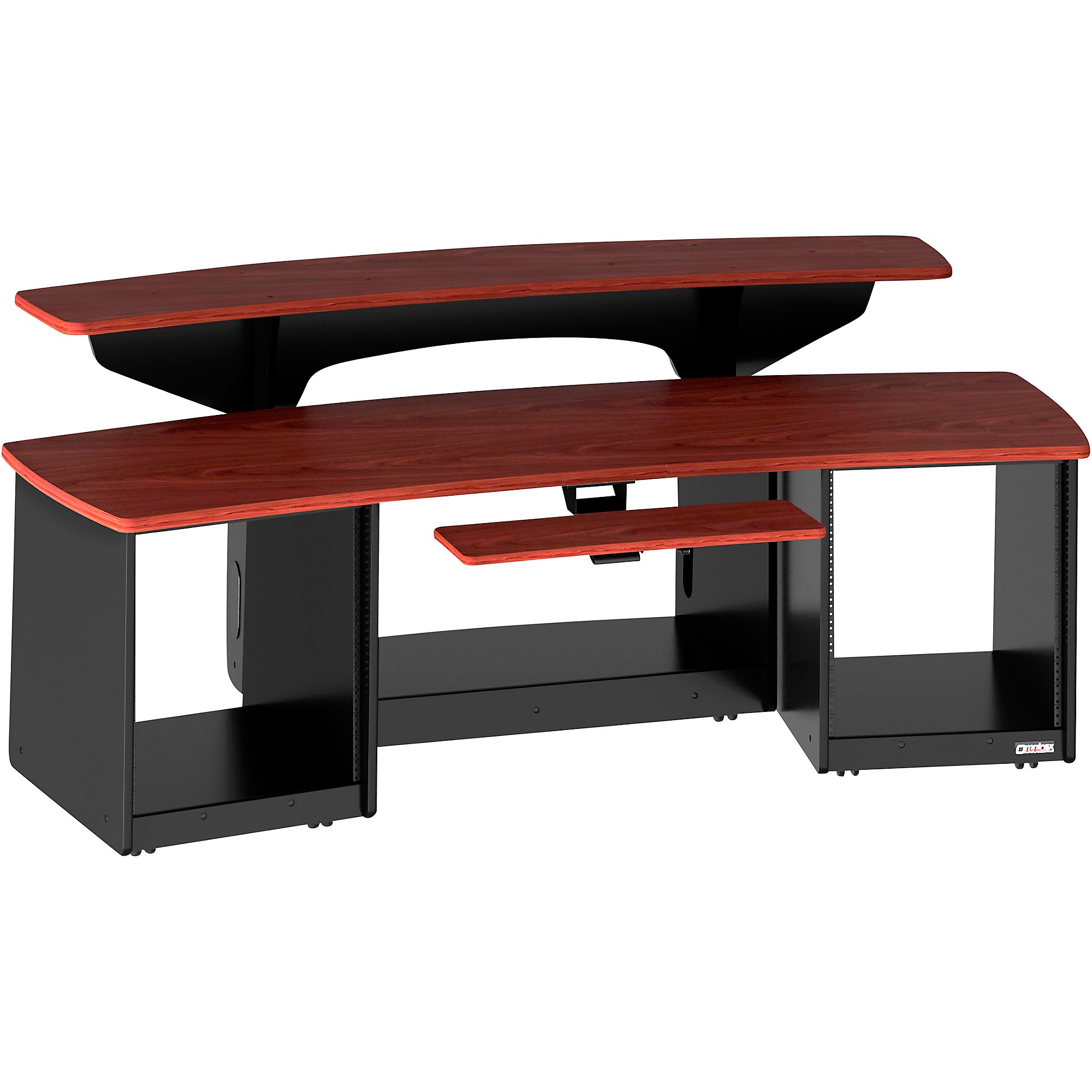 Omnirax Force 24 Studio Desk Mahogany | Guitar Center
