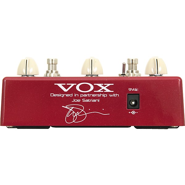 Restock VOX Joe Satriani Satchurator Distortion Guitar Effects Pedal Red Metallic
