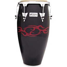 LP Performer Limited Edition 3-Piece Conga Set Black with Red Tattoo