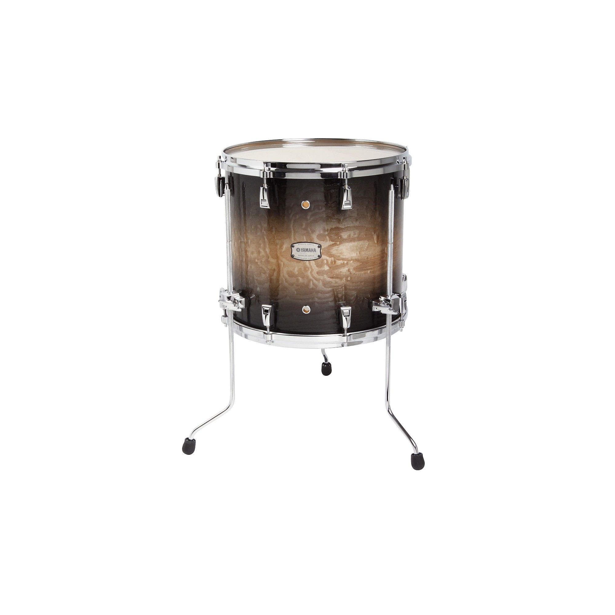 Yamaha Phoenix Ash Floor Tom 14 x 13 in. Textured Black Sunburst