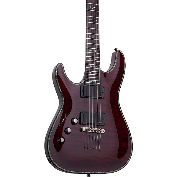 Schecter Guitar Research C-1 Hellraiser Left-Handed Electric Guitar Black Cherry