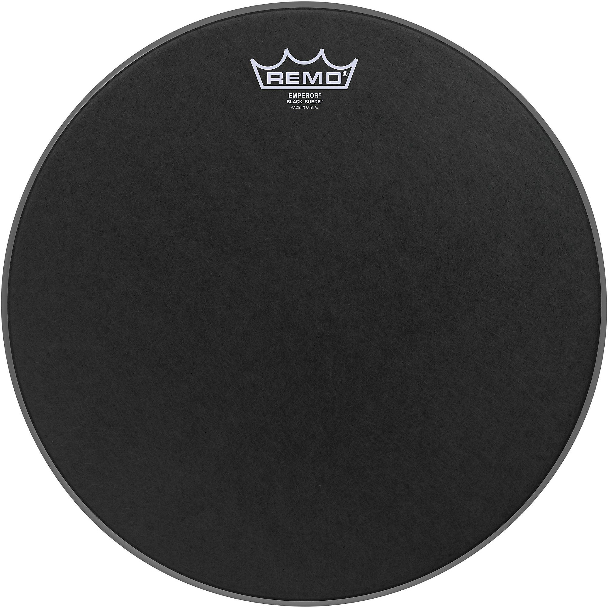 Remo Black Suede Emperor Batter Drum Head 14 in. | Guitar Center