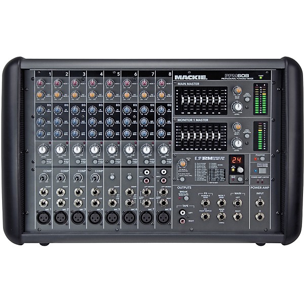 Open Box Mackie PPM608 8-Channel 1000W Powered Mixer Level 2 Regular 888366033739