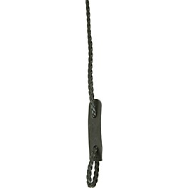 Levy's Braided Leather String Mandolin Strap Black