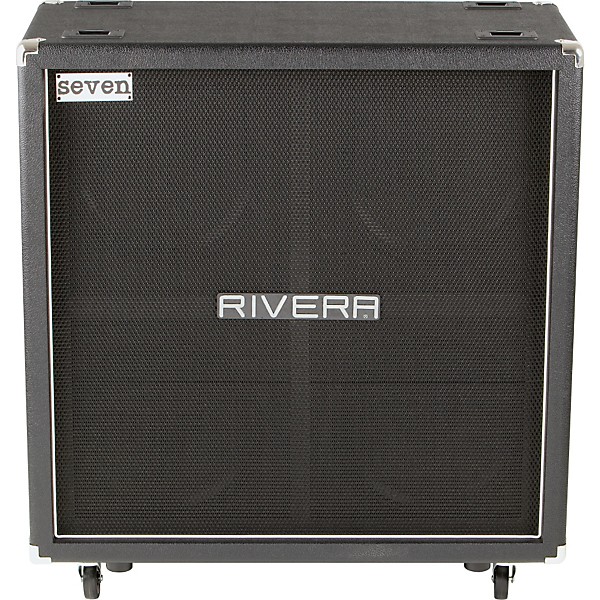 Rivera Mick Thomson Signature Series K412-MT 400W 4x12 Guitar Extension Cabinet Black Slant