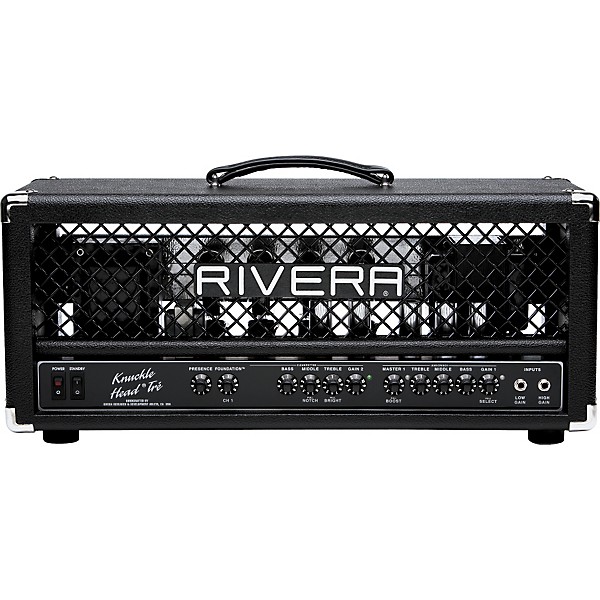 Rivera K120TRE Knucklehead Tre 120W Tube Guitar Amp Head Black