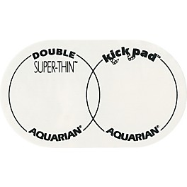 Aquarian Super-Thin Double Bass Drum Kick Pad