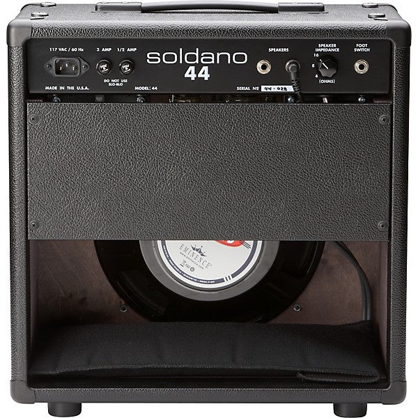 Soldano 44 1x12 Tube Guitar Combo Amp Black | Guitar Center
