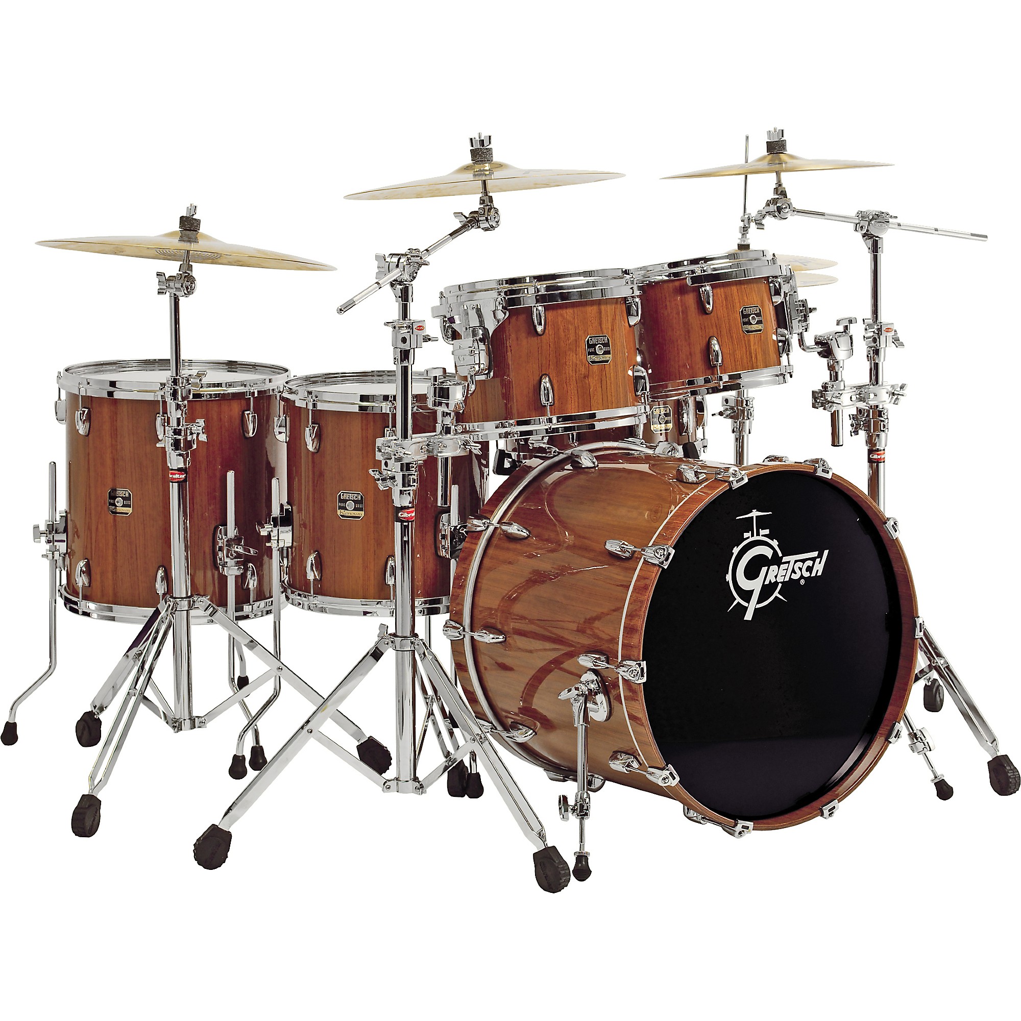 Gretsch Drums Renown Purewood Bubinga 6-Piece Shell Pack | Guitar