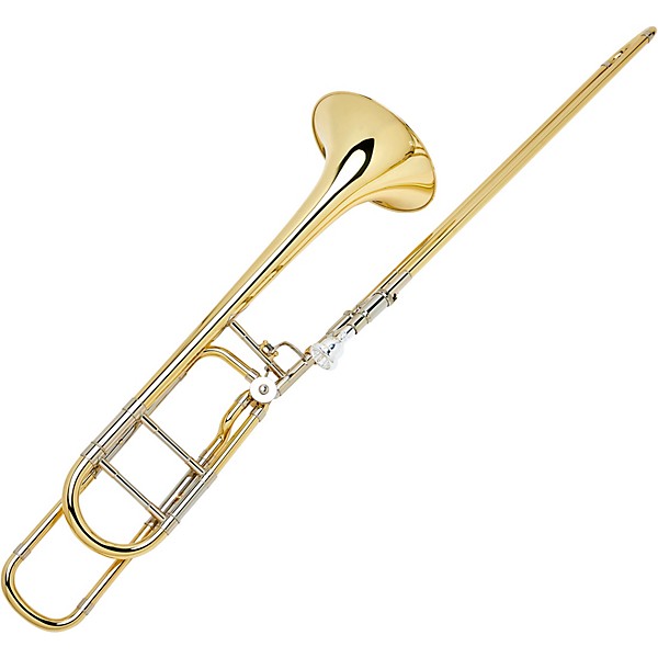 Bach 42BO Stradivarius Series F-Attachment Trombone Lacquer Yellow Brass Bell Standard Slide