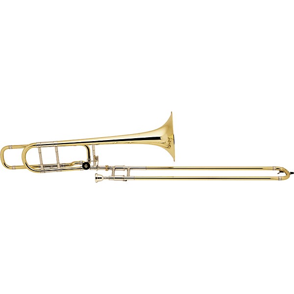 Bach 42BO Stradivarius Series F-Attachment Trombone Lacquer Gold Brass Bell Standard Slide