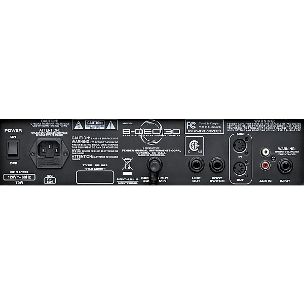Open Box Fender B-DEC 30 Bass Digital Entertainment Center