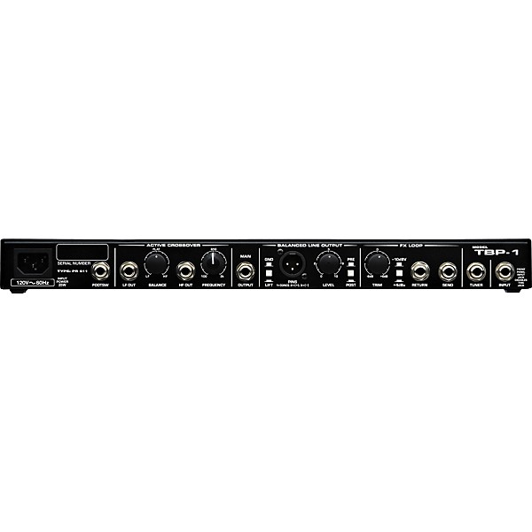 Open Box Fender TBP-1 Tube Bass Preamp | Guitar Center