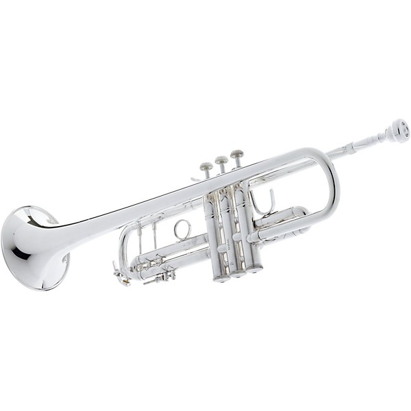 Open Box Bach 180S37 Stradivarius Series Bb Trumpet Level 1 Silver Yellow Brass Bell
