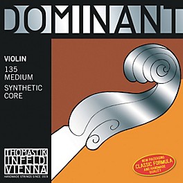 Thomastik Dominant 4/4 Size Violin Strings 4/... Thomastik Dominant 4/4 Size Violin Strings 4/4 Set, Wound E String, Ball End