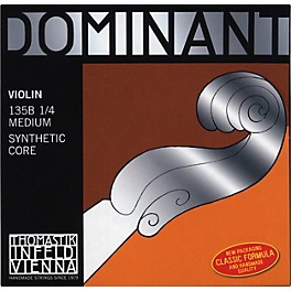 Thomastik Dominant 1/4 Size Violin Strings 1/... Thomastik Dominant 1/4 Size Violin Strings 1/4 Set, Steel E String, Ball End