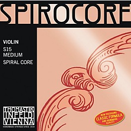 Thomastik Spirocore 4/4 Size Violin Strings 4/4 Set, Chrome Wound... Thomastik Spirocore 4/4 Size Violin Strings 4/4 A String