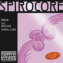 Thomastik Spirocore 4/4 Size Cello Strings 4/4 D String Thomastik Spirocore 4/4 Size Cello Strings 4/4 A String