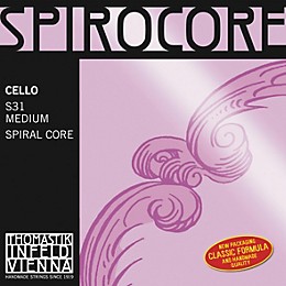 Thomastik Spirocore 4/4 Size Cello Strings 4/4 C String, Silver