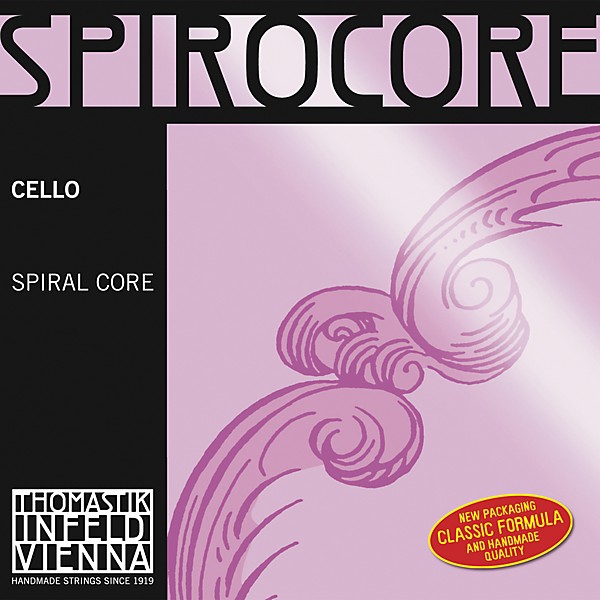 Thomastik Spirocore 4/4 Size Weich (Light) Gauge Cello Strings 4/4 Weich A String