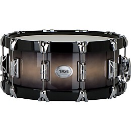 Taye Drums StudioBirch Wood Hoop Snare Drum Natural to Black Burst, All Birch Shell with All Maple Wood 14"x6"