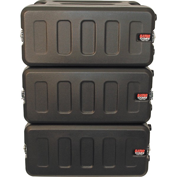 Open Box Gator G-Pro Roto Mold Rack Case Level 1 Red Granite 4-Space