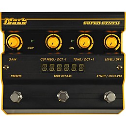 Open Box Markbass SUPER SYNTH Bass Pedal Level 2 Regular 888365982014