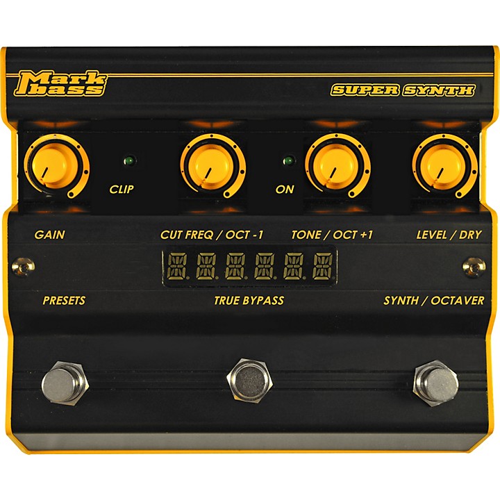 Open Box Markbass Super Synth Bass Pedal Regular 888365989365