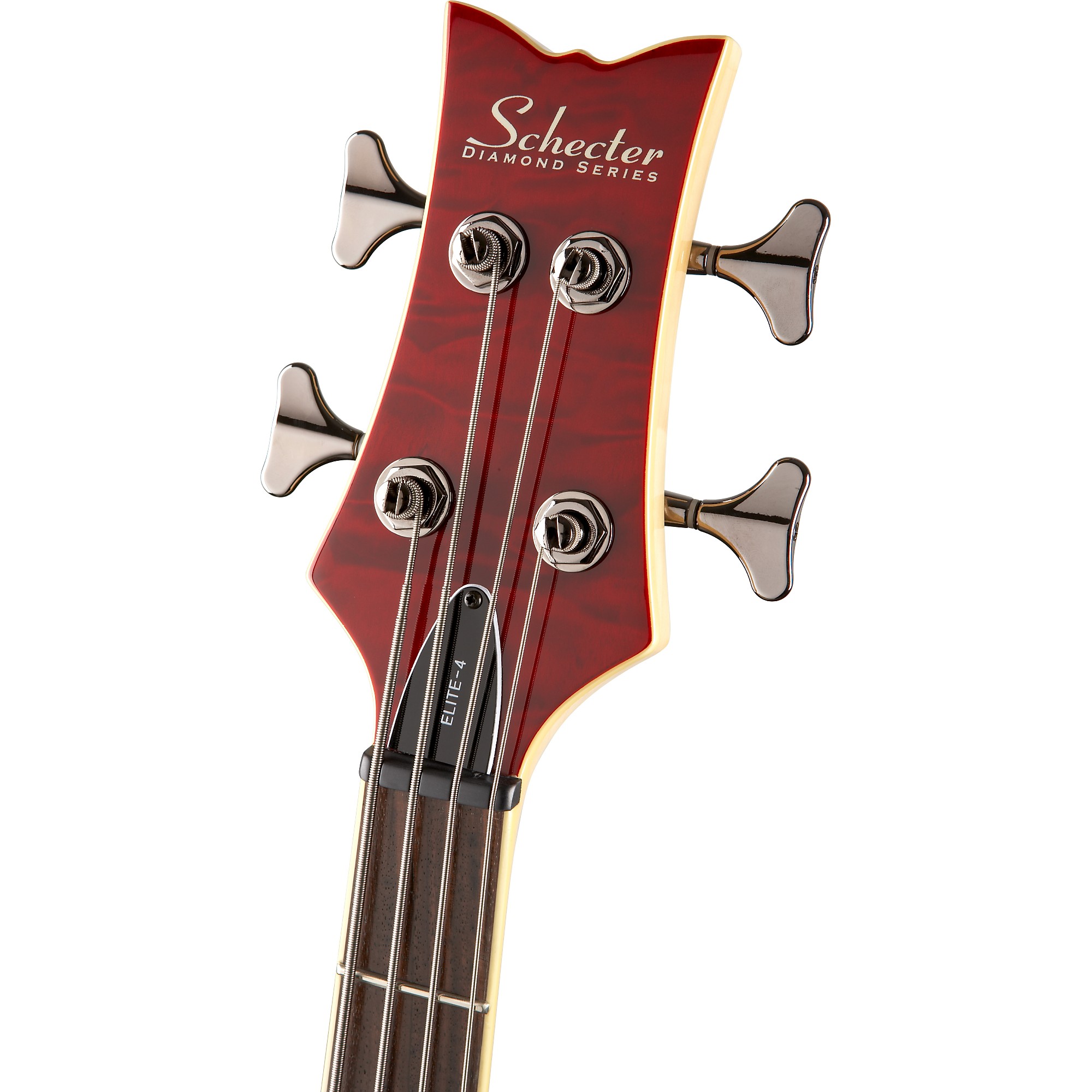schector elite4 stiletto？ スルーネック Schecter Stiletto Elite 4 - See-Thru Cherry | Sweetwater