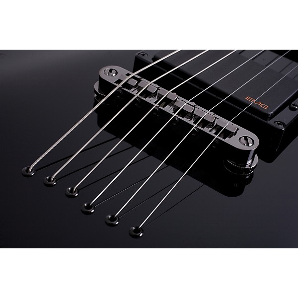 Open Box Schecter Guitar Research Hellraiser C-1 Electric Guitar Level 2 Black 190839080820