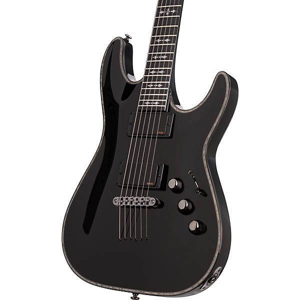 Open Box Schecter Guitar Research Hellraiser C-1 Electric Guitar Level 2 Black 190839378781