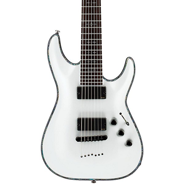 Open Box Schecter Guitar Research Hellraiser C-7 7-String Electric Guitar Level 2 White 190839193964
