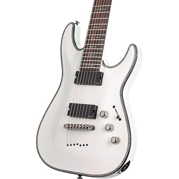 Open Box Schecter Guitar Research Hellraiser C-7 7-String Electric Guitar Level 2 White 190839360601