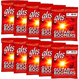 GHS Boomers Extra-Light Electric Guitar Strings 10-Pack