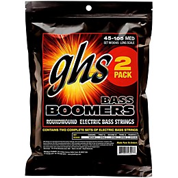 GHS Medium Bass Boomers Strings 2-Pack