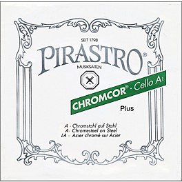 Pirastro Chromcor Plus 4/4 Size Cello Strings 4/4 Size A S... Pirastro Chromcor Plus 4/4 Size Cello Strings 4/4 Size A String