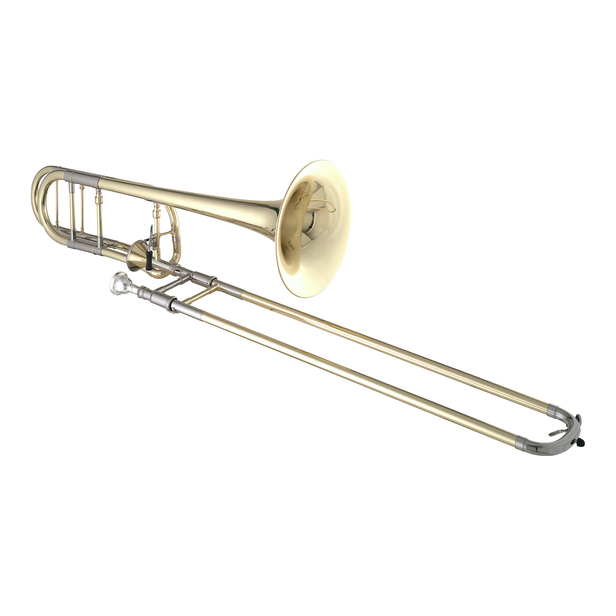 Getzen 3047AF Custom Series F Attachment Trombone Lacquer Yellow Brass Bell Guitar Center