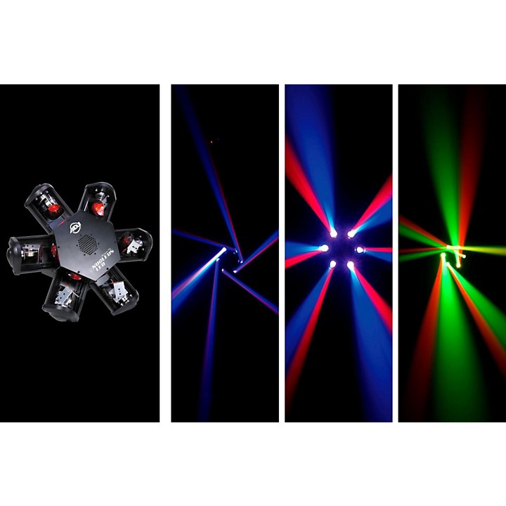 爆買いしたい - LED Nucleus DJ American 6-Head Effect Centerpiece Scanning 服・アクセサリ