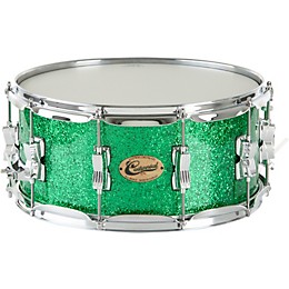 Open Box Ludwig Centennial Snare Drum Level 1 Green Sparkle 6.5X14