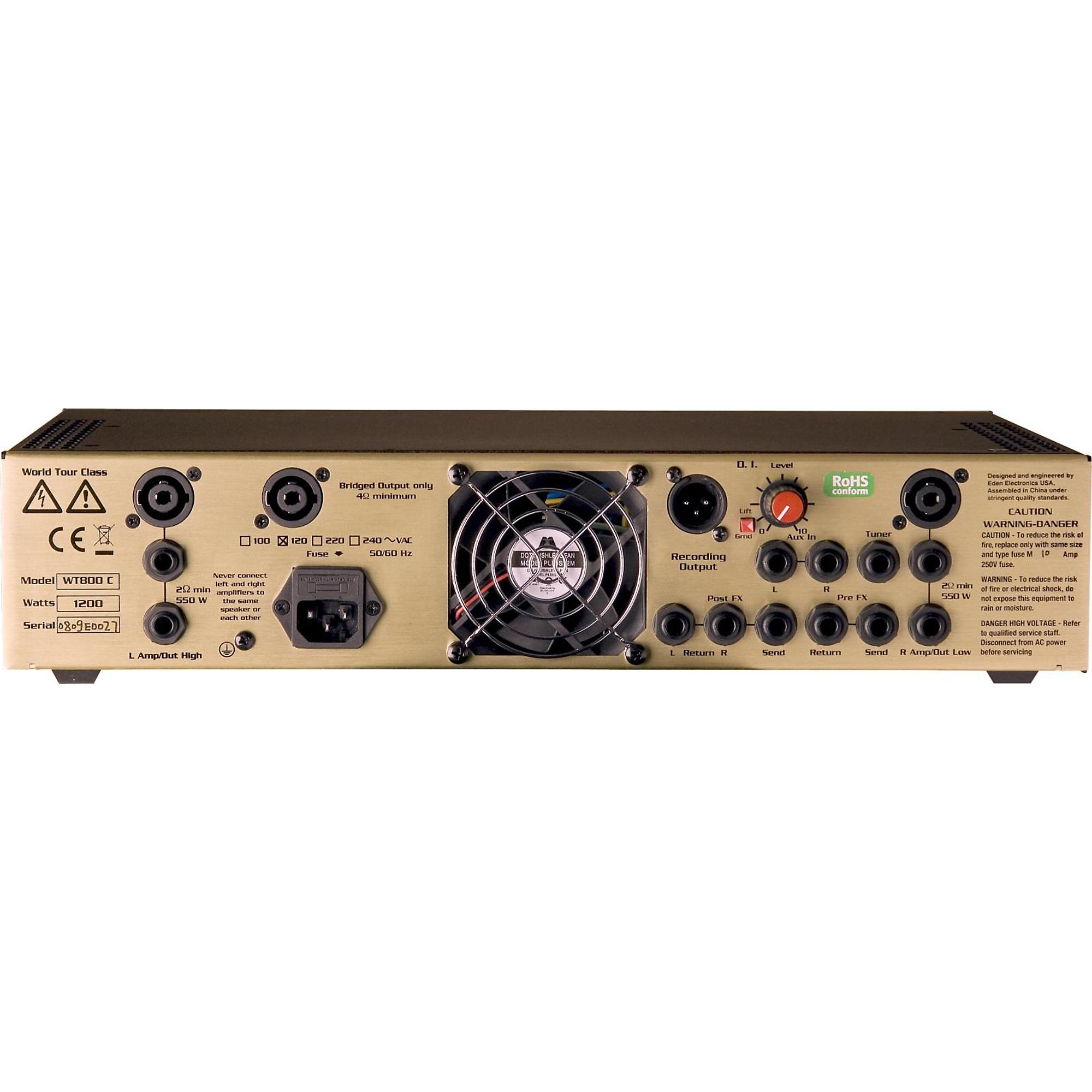 無料発送 Head Amp Bass Tour World WT800 Eden | Center Guitar ベース