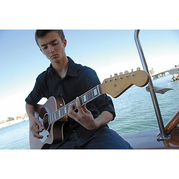 Open Box Fender Jimmy Dale Signature Kingman SCE Acoustic-Electric Guitar Level 1 Natural