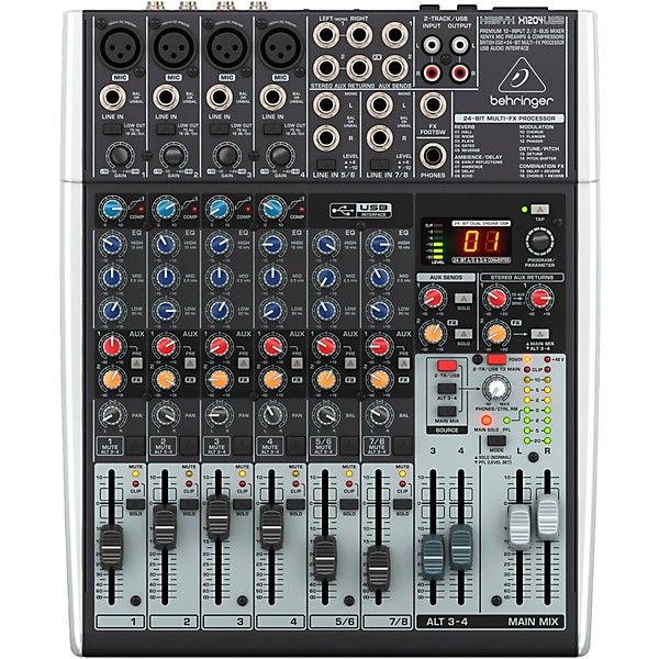 Restock Behringer XENYX X1204USB USB Mixer with Effects