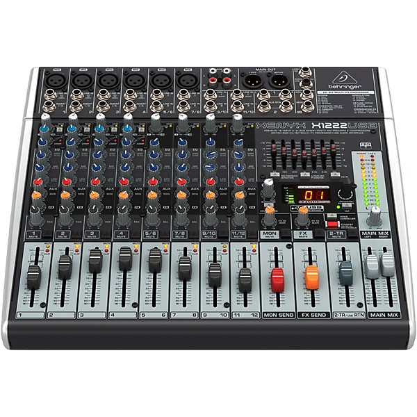 Behringer XENYX X1222USB USB Mixer With Effects